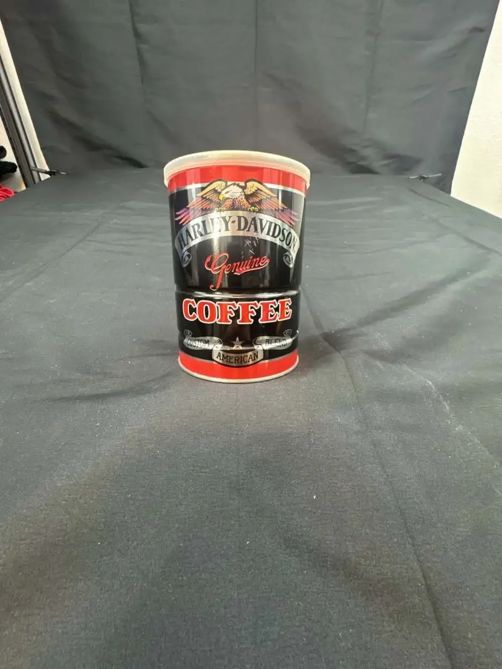 Vintage Harley-Davidson Genuine Coffee Custom American Blend Tin-can 13 oz *NEW*